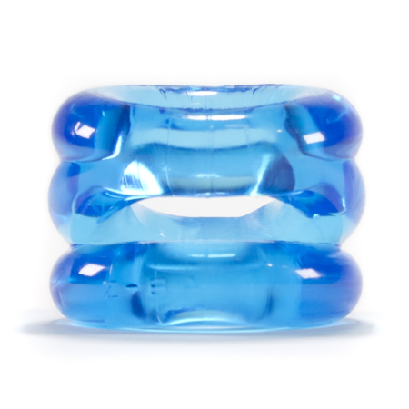 Z-BALLS Cock Ring & Ball Stretcher from Atomic Jock by Oxballs Blue