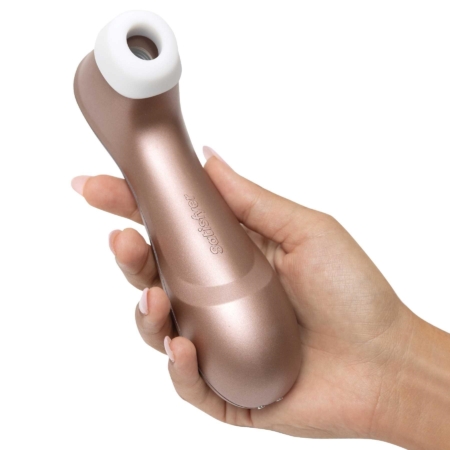 Satisfyer Pro 2 Rechargeable Silicone Clitoral Stimulator 6.5in Bronze 002