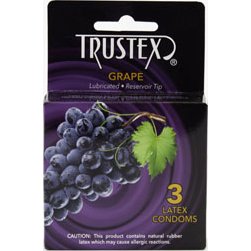 Trustex Grape Condoms 3 pack