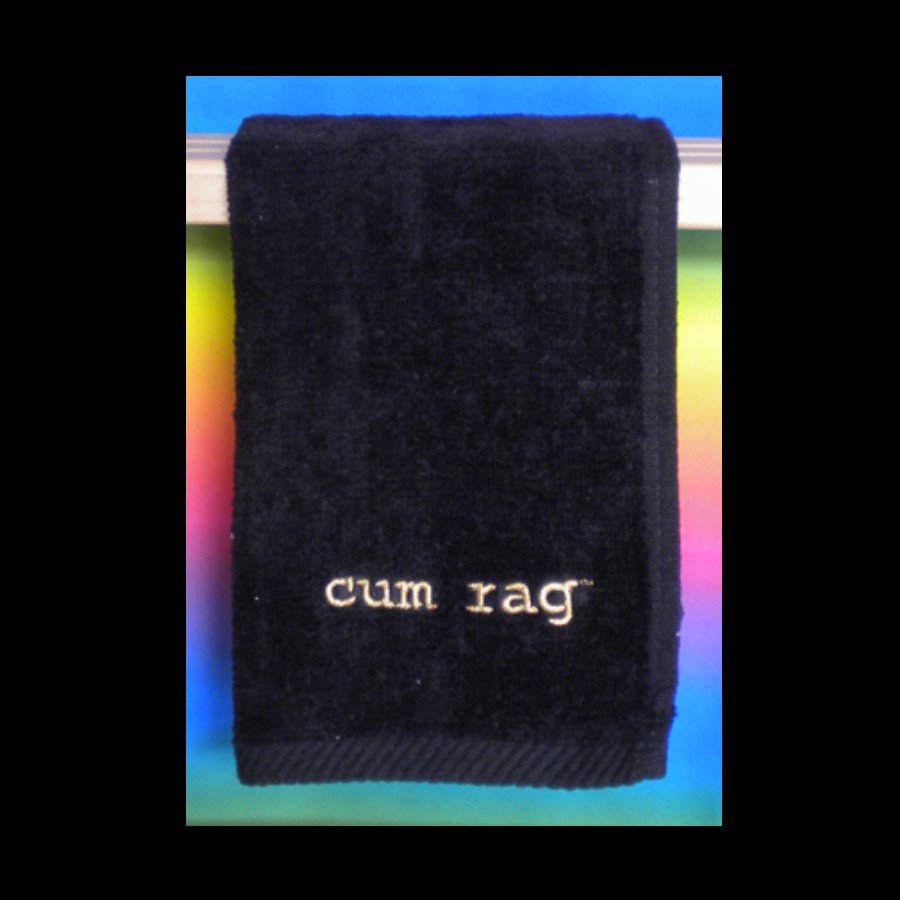 These Embroidered CUM Rags measure 11 x 17 inches with embroidered letterin...