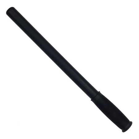 black rubber baton