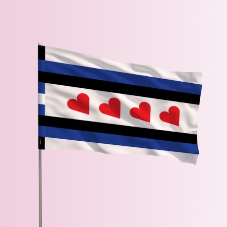 Chicago Leather Pride Flag