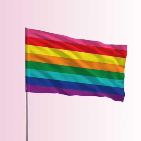 Original 8 Bar Rainbow Pride Flag