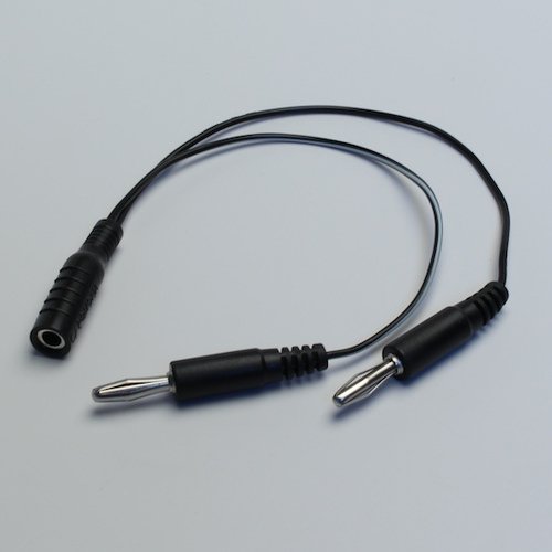 Banana Plug Y Adaptor Leather64TEN