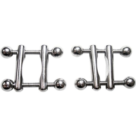 Rouge Stainless Steel Ball End Adjustable Nipple Clamps