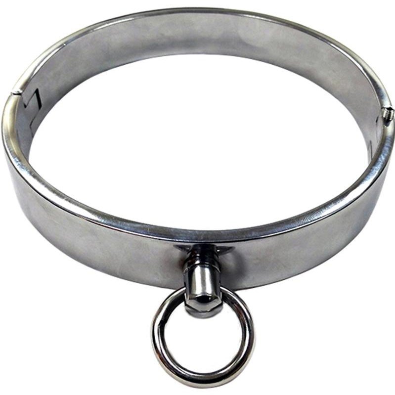 Thick Stainless Steel Collar by Rouge Leather64TEN