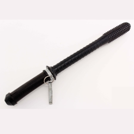 Spiked Black Rubber Baton