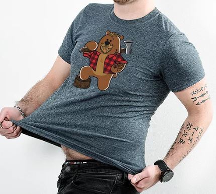Lumber Bear TShirt by MistrBear