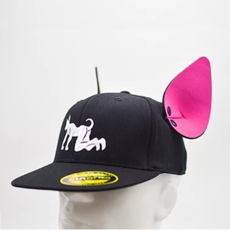 K9 Hat with Colored Ears Pink