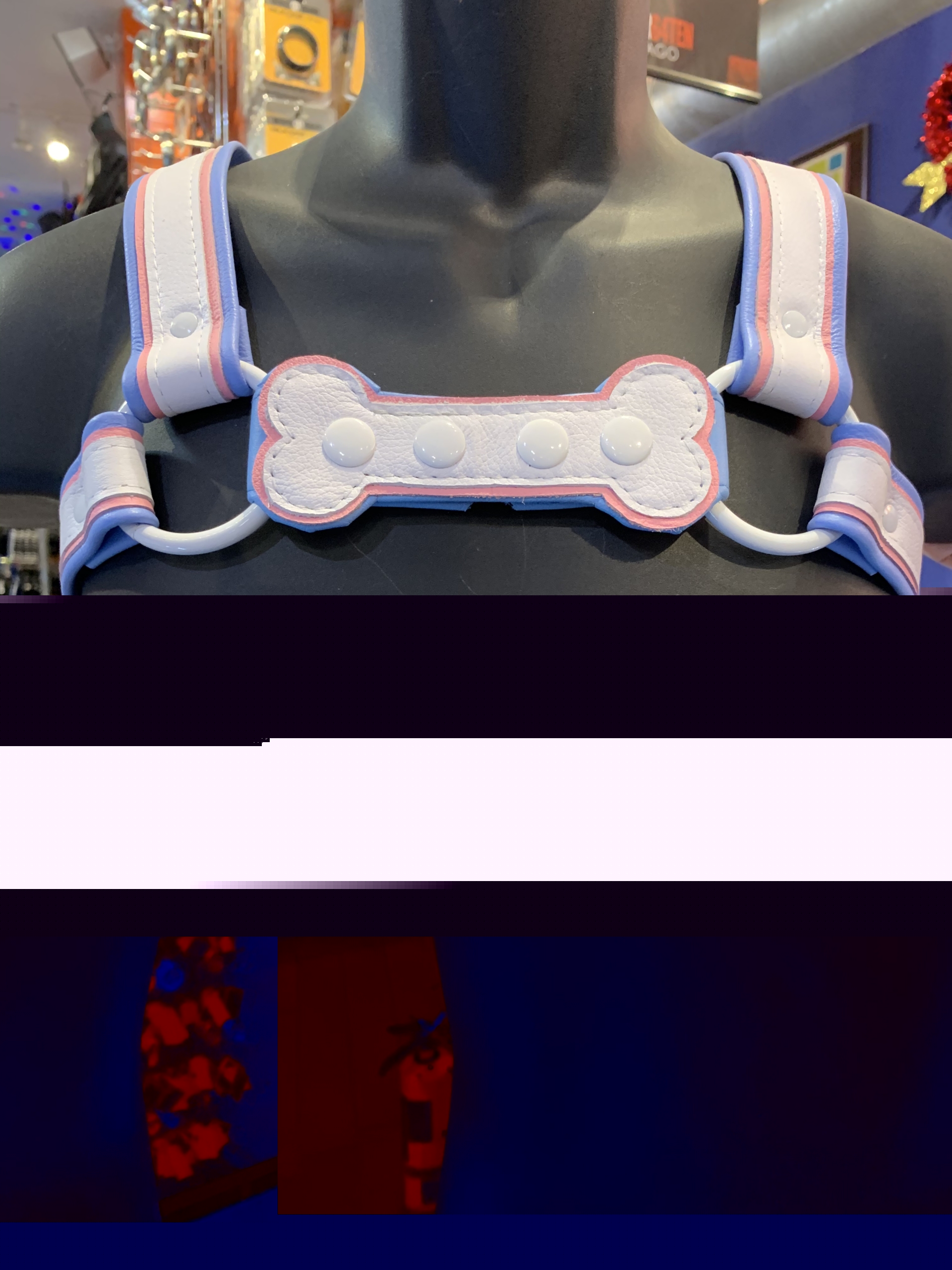 Puppy Bone Harness Accessory Leather64TEN Chicago