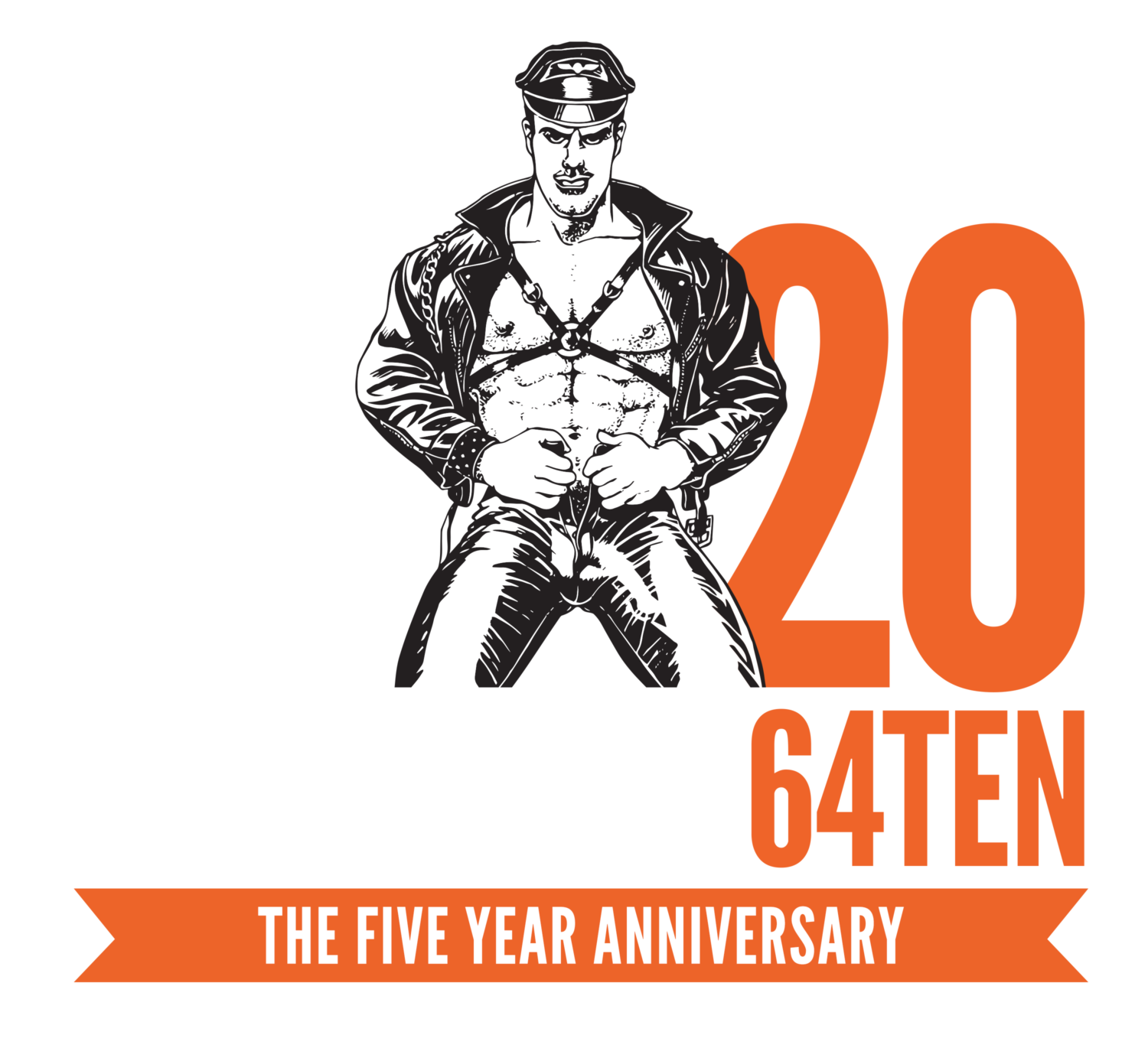 Mr. Leather64TEN Contest Logo 2020 5th Year
