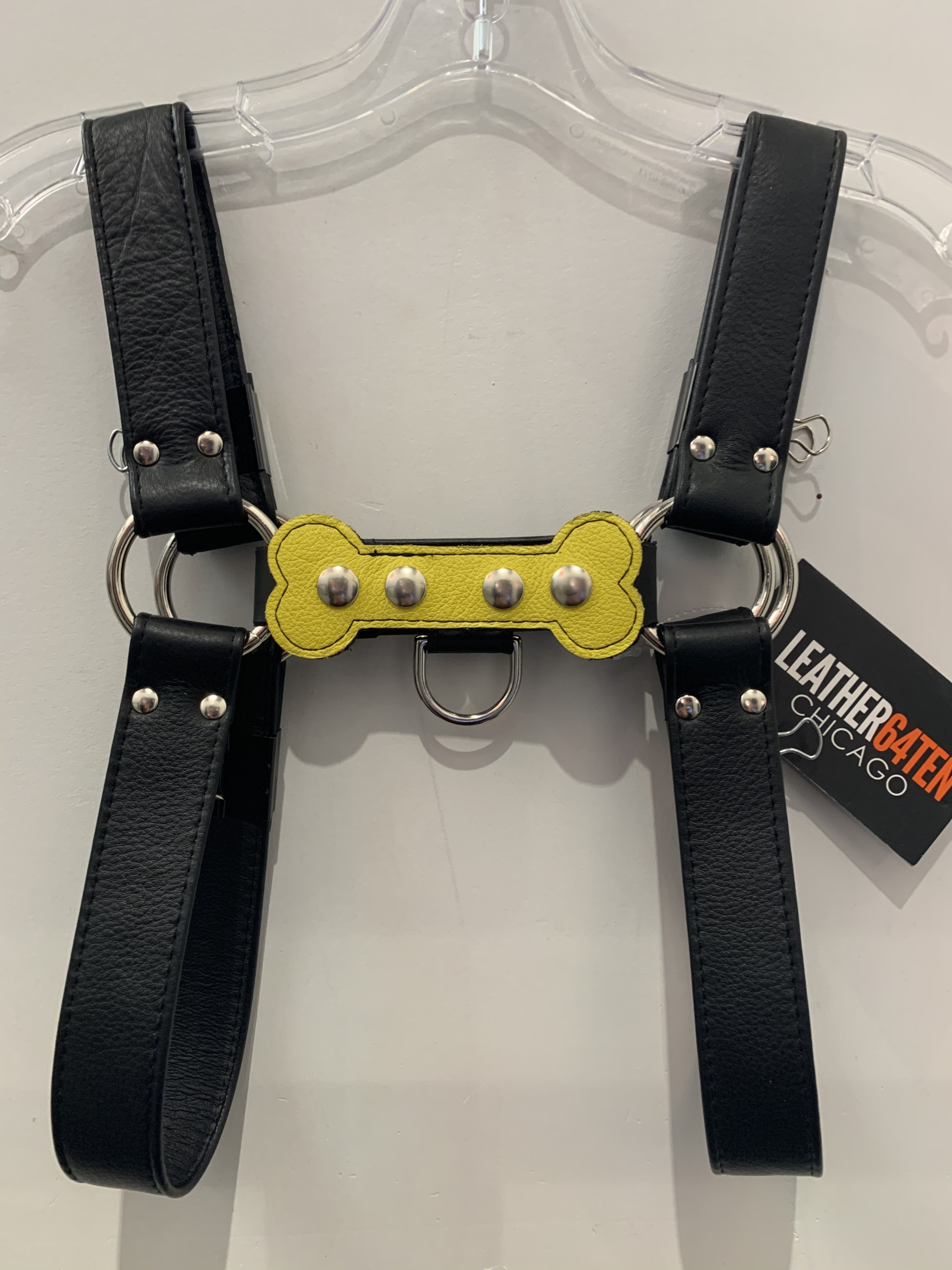 Puppy Bone Harness Accessory Leather64TEN