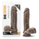 Dr Skin Mr Magic Realistic Dildo Chocolate 9 Inch with pkg