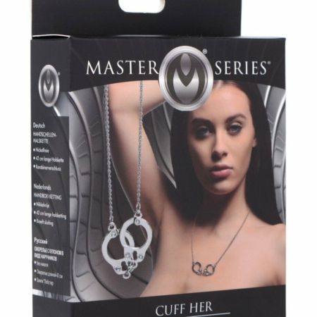 Master Series Cuff Her Handcuff Necklace Nickel Free in pkg