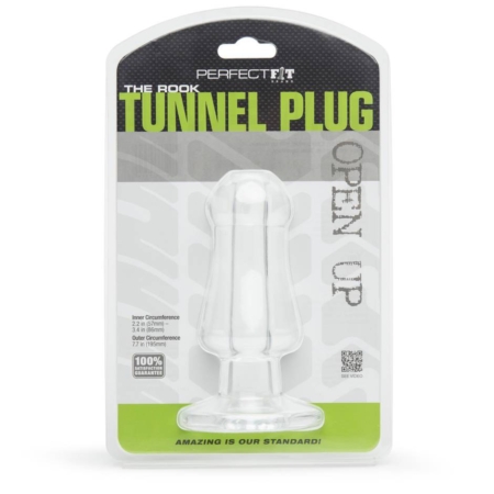 Perfect Fit The Rook Tunnel Plug - Clear - pkg