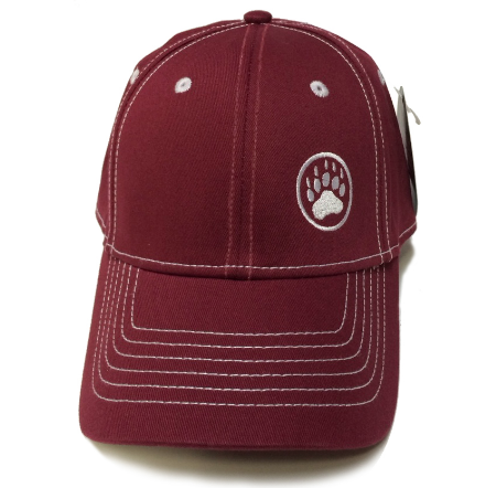 Bear Paw Logo Caps Assorted Colors Red
