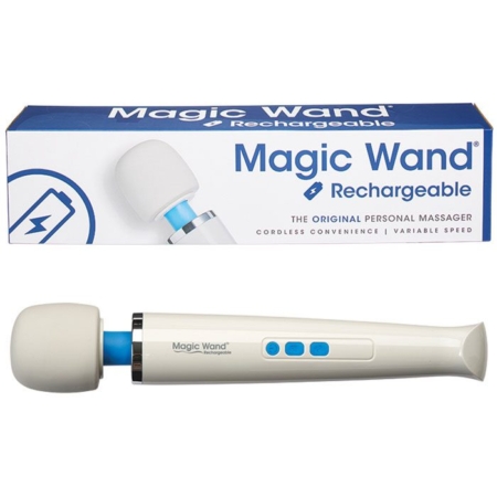 Magic Wand Personal Massager Rechargeable Silicone White HV270