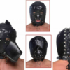 Master Series Muzzled Universal BDSM Hood with Removable Muzzle all variations
