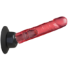 Vac U Lock Deluxe 360 Swivel Suction Cup Plug Black red dildo