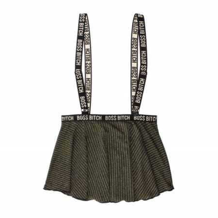 Vibes BO$$ Bitch Suspender Skirt by Fantasy Lingerie SKIRT ONLY