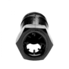 Master Series DETAINED 2.0 Soft Body Chastity Cages with Nubs Black