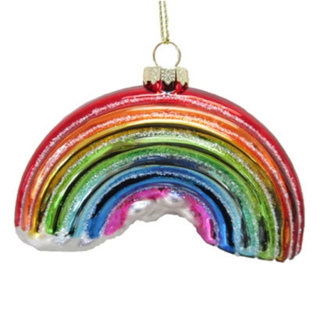 4.5 inch Rainbow Arch Holiday Ornament