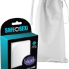 Safe Sex Antibacterial Toy Storage Bags - White Large