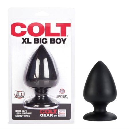 COLT XL Big Boy Silicone Butt Plug Black