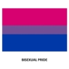 64TEN Custom Leather Sling Pillows Bisexual Pride Flag
