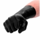 FistIt Black Latex Rubber Large Medium Length Gloves