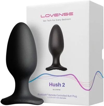 Lovense Hush 2 XL 2.25 inch width Butt Plug