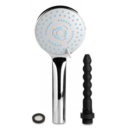 CleanStream Shower Head with Silicone Nozzle Silver 002