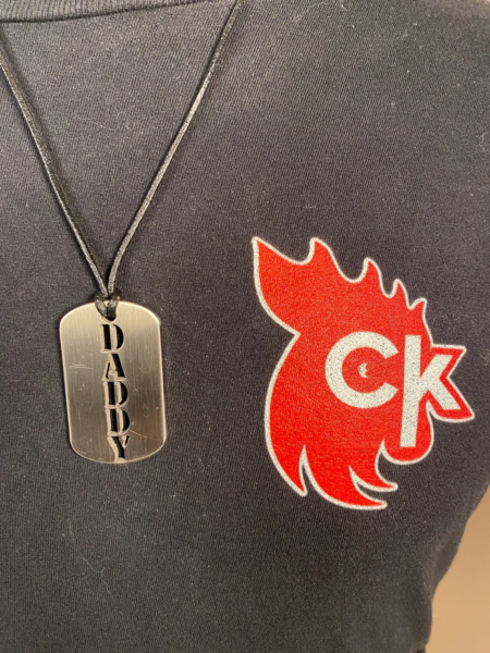 DADDY Cockeye Kink Stainless Steel Dog Tag