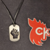 FIST Cockeye Kink Stainless Steel Dog Tag