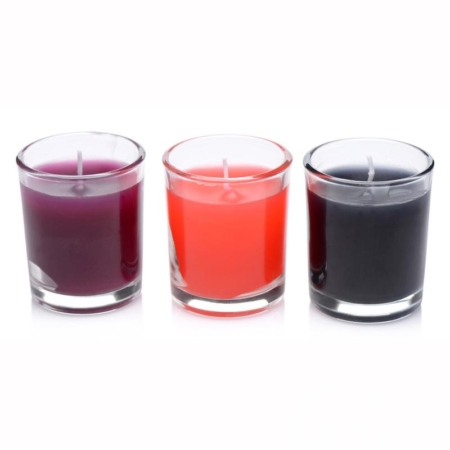 Master Series Flame Drippers Drip Candle Set of 3 Colors