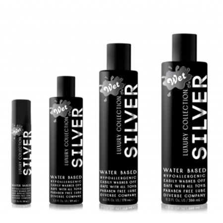 Wet Silver Luxury Water Based Lubricant