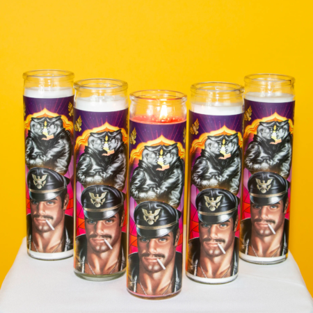Tom of Finland Leather Daddy Prayer Candle 002