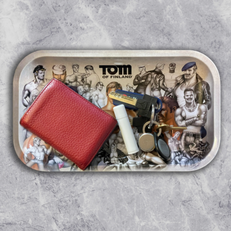 Tom of Finland Rolling or Snack Tin Tray 003