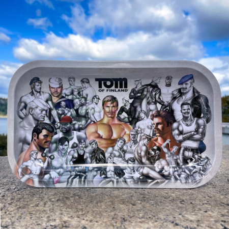 Tom of Finland Rolling or Snack Tin Tray 004
