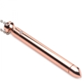 Charmed Rechargeable Stainless Steel 7X Vibrating Necklace Rose Gold 001