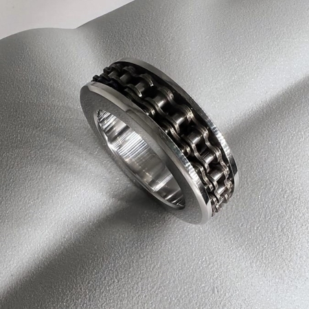 Bike Chain Stainless Steel Cock Ring 002