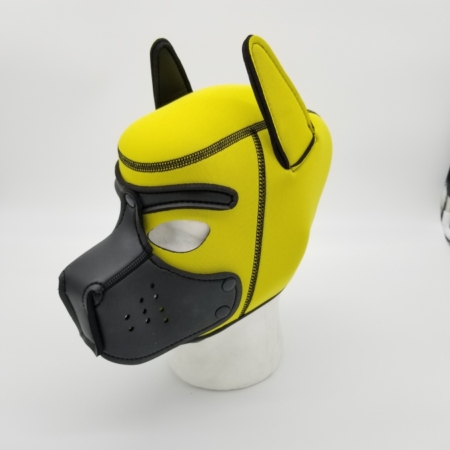 Colored Pup Mask Yellow